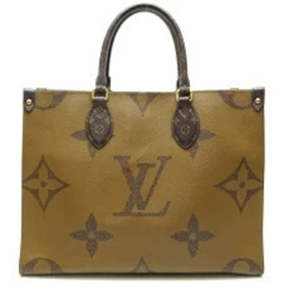 Louis Vuitton Giant Monogram Brown Bag OnTheGo Reverse Tote